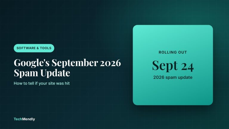 Cover graphic for the Google September 2026 spam update, which started rolling out on 24 September
